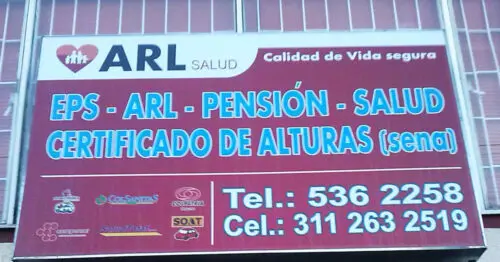 ARL SALUD AVENIDAD CIUDAD DE CALI ARL SALUD AVENIDAD CIUDAD DE CALI